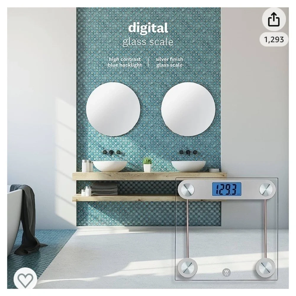 Weight watchers digital glass scale​